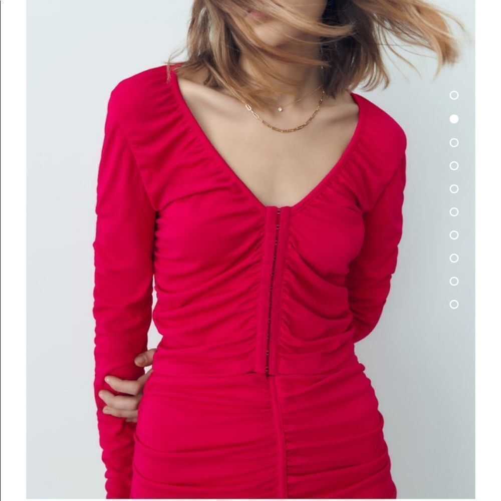 Zara Ruched Top NWT Size small